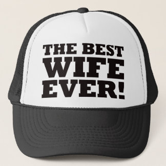 Gorra De Camionero La mejor esposa nunca