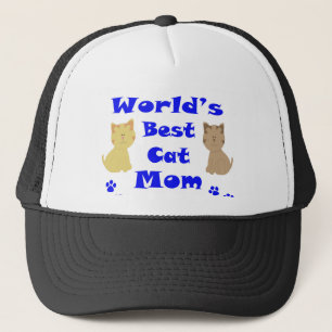 Gorra De Camionero La mejor madre del gato del mundo