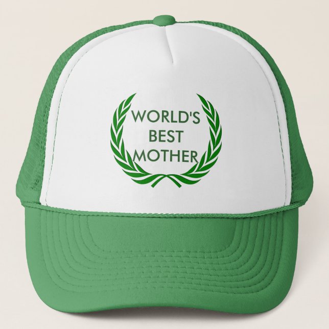 Gorra De Camionero La mejor madre del mundo (Anverso)