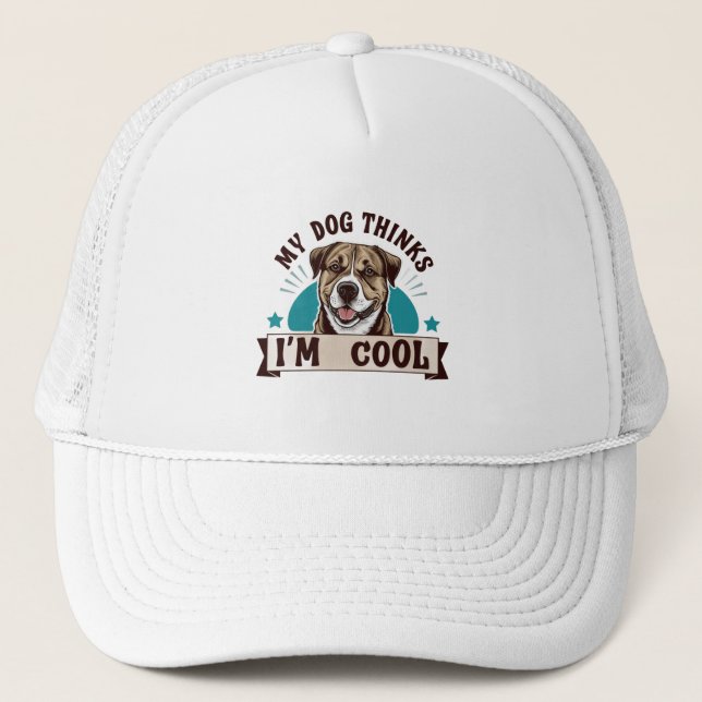 Gorra De Camionero La mejor madre del perro (Anverso)