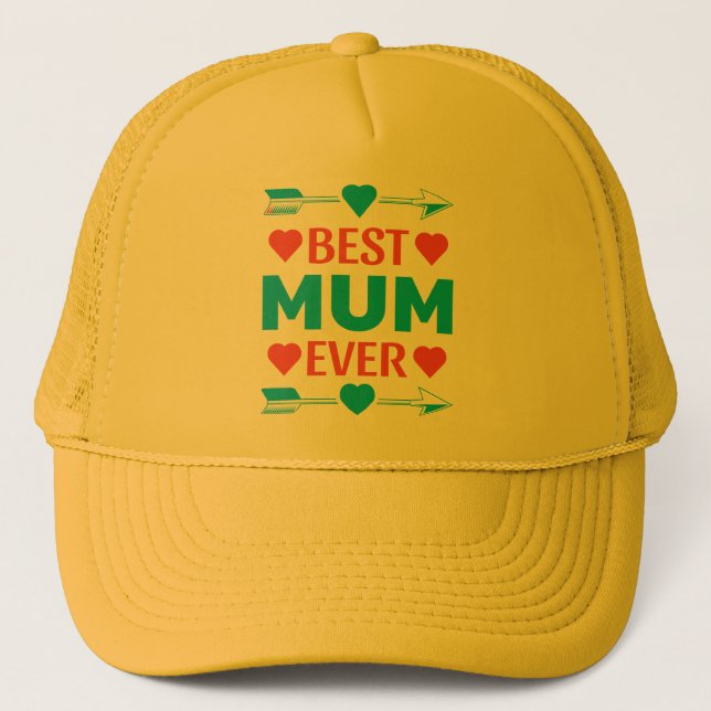 Gorra De Camionero La mejor Mamá de la historia, el regalo del Día de (Anverso)