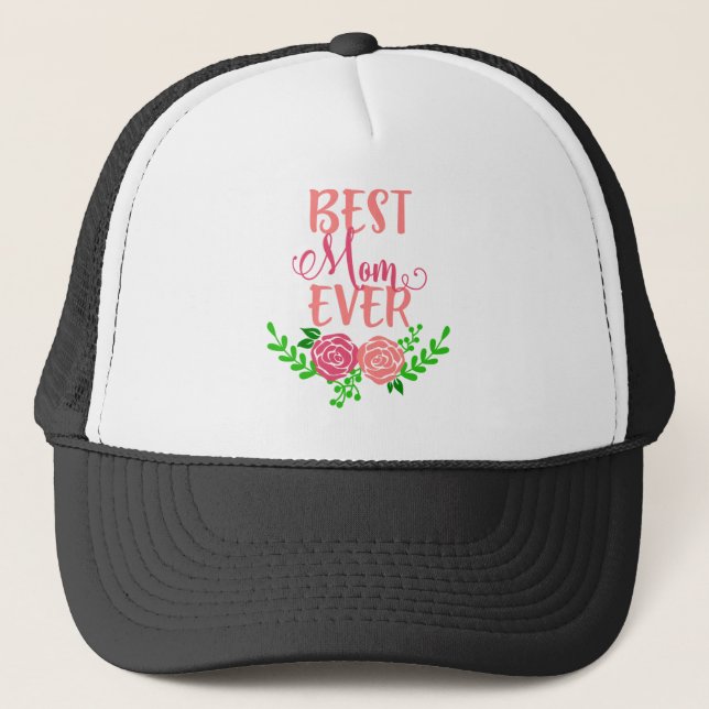 Gorra De Camionero La mejor mamá de todos los tiempos (Anverso)