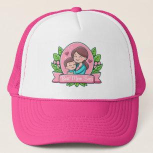 Gorra De Camionero La Mejor Mamá del Mundo, Mamá e Hijo, Personalizad