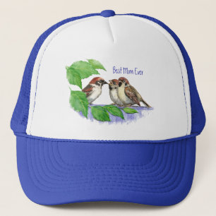 Gorra De Camionero La mejor mamá que haya soltado, la familia de aves