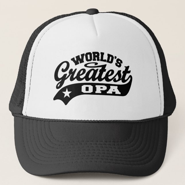 Gorra De Camionero La mejor opción del mundo (Anverso)
