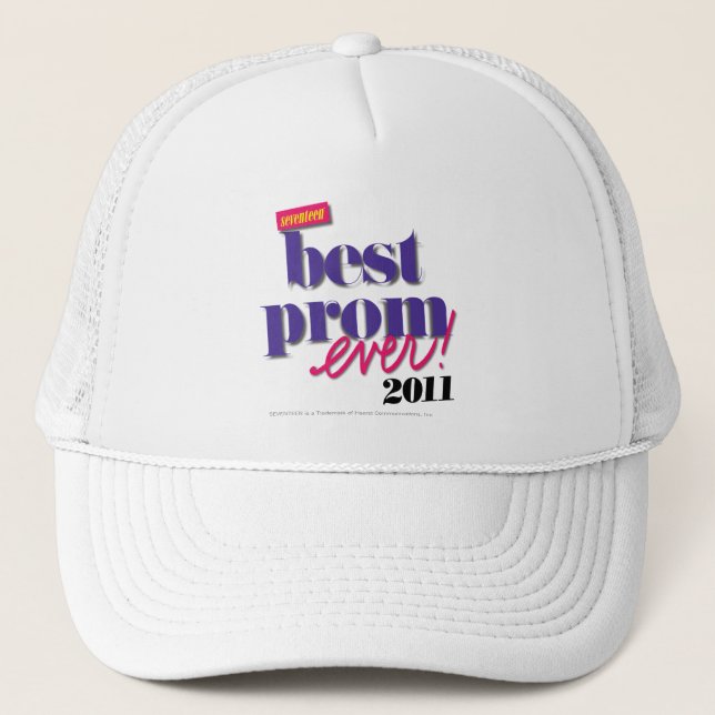 Gorra De Camionero La mejor púrpura del baile de fin de curso nunca - (Anverso)