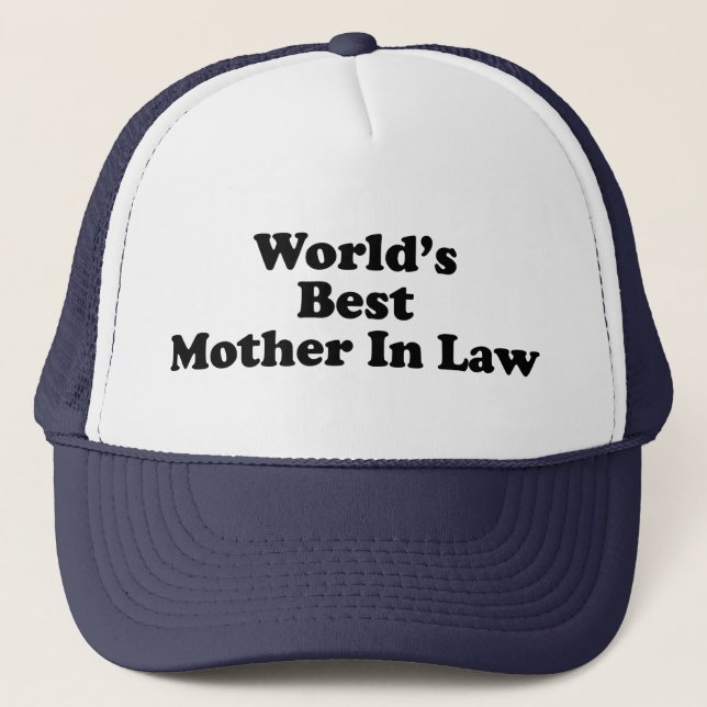 Gorra De Camionero La mejor suegra del mundo (Anverso)