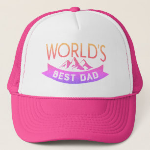 Gorra De Camionero La mejor tipografía de papá del mundo: el Día del 