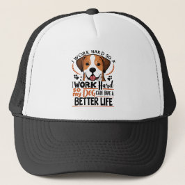 Gorra De Camionero La mejor vida del perro
