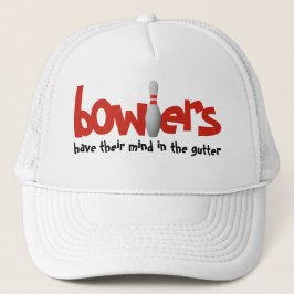 Gorra De Camionero La mente de los Bowlers en la diversión de la canc