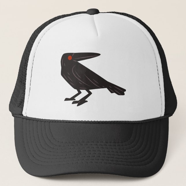 Gorra De Camionero La mirada de Raven (Anverso)