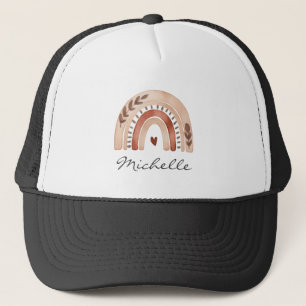 Gorra De Camionero La moda cute boho acuarela arcoiris personalizada