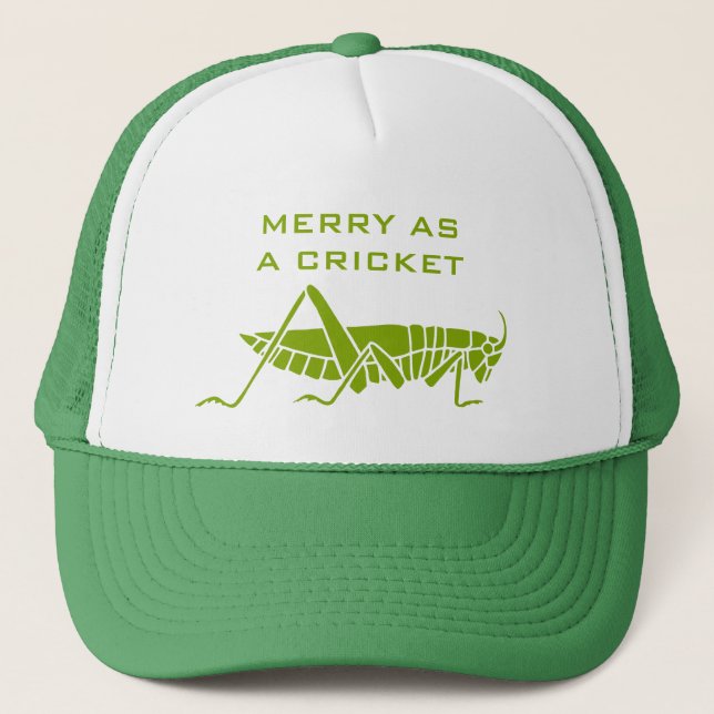 Gorra De Camionero La mora como el cricket (Anverso)
