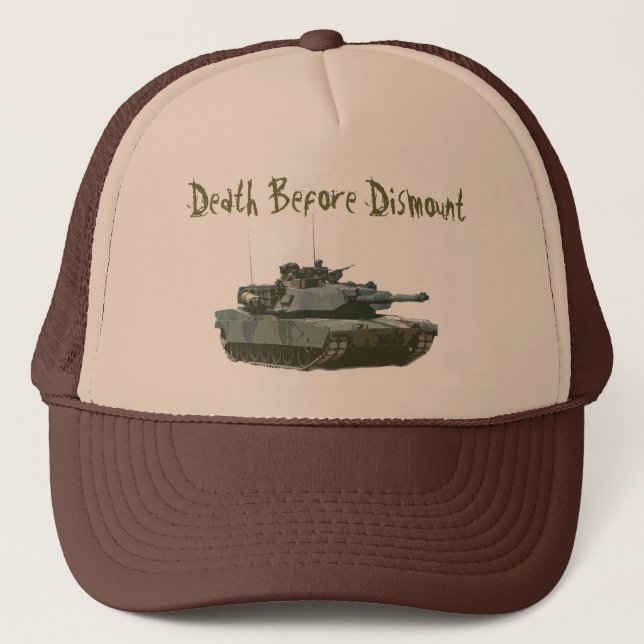 Gorra De Camionero La muerte antes desmonta (Anverso)