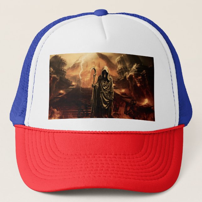 Gorra De Camionero La muerte no tiene piedad (Anverso)