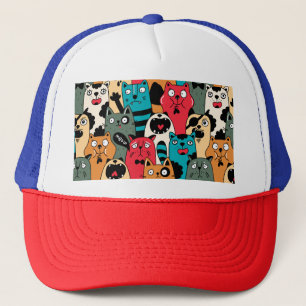 Gorra De Camionero La multitud de gatos