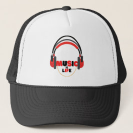 Gorra De Camionero La música es la vida desata tu ritmo exclusivo