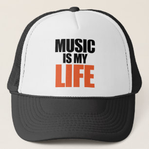 Gorra De Camionero La música es mi vida