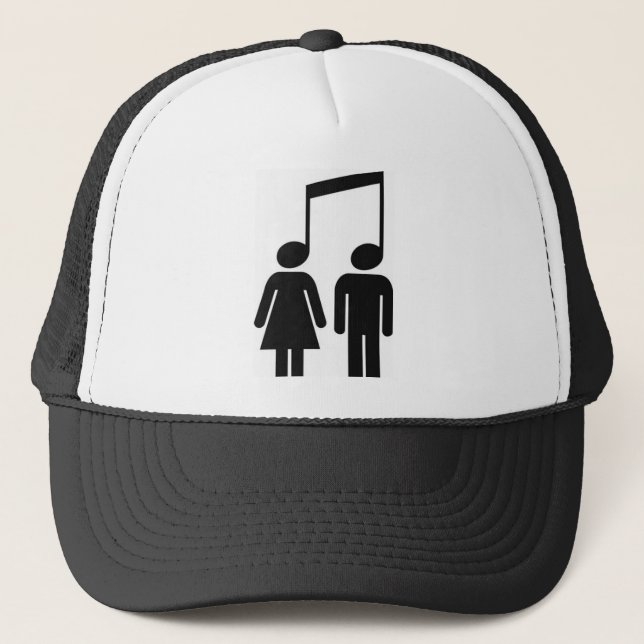Gorra De Camionero La música nos une (Anverso)