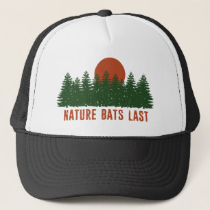 Gorra De Camionero La naturaleza batea al final árboles