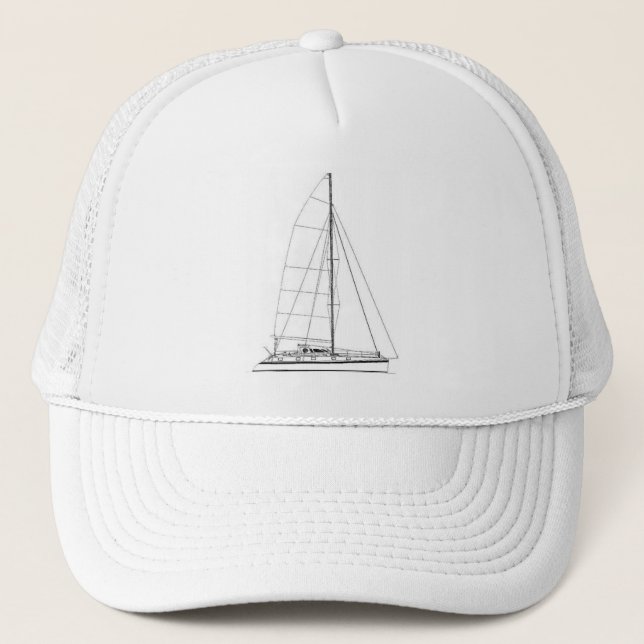 Gorra De Camionero La navegación náutica inspiró el catamarán de (Anverso)
