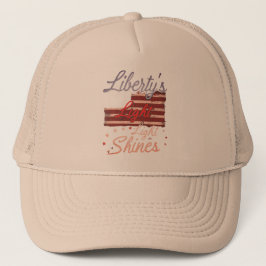 Gorra De Camionero La noche de las luces de la llama de la libertad