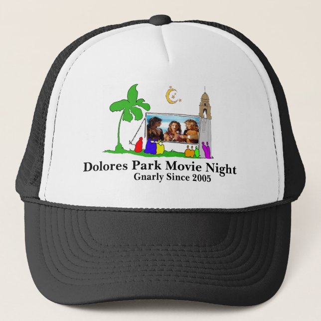 Gorra De Camionero La noche de película del parque de Dolores, sazona (Anverso)