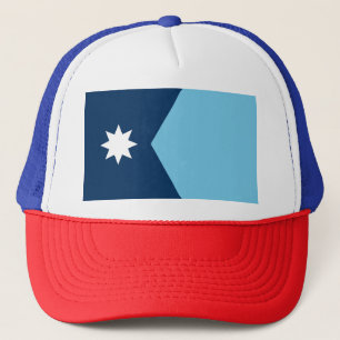 Gorra De Camionero La nueva bandera del estado de Minnesota (rediseño