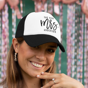 Gorra De Camionero La nueva señora novia personalizada