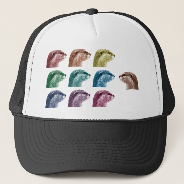 Gorra De Camionero La nutria sea diferente (Anverso)