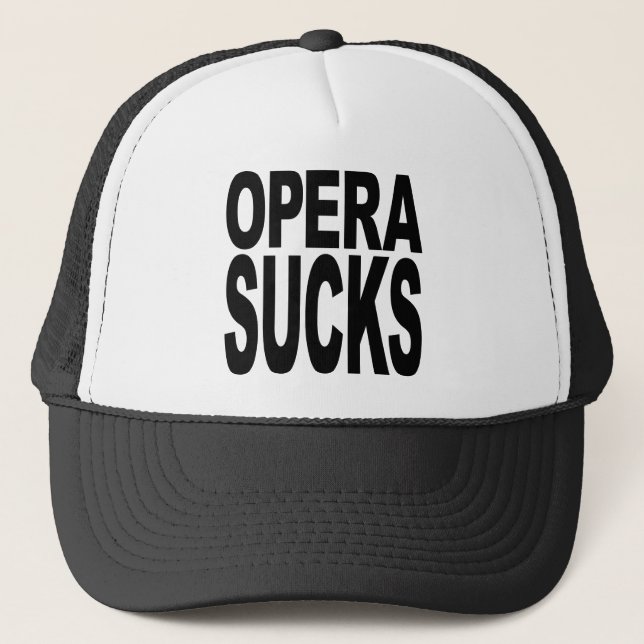 Gorra De Camionero La ópera chupa (Anverso)