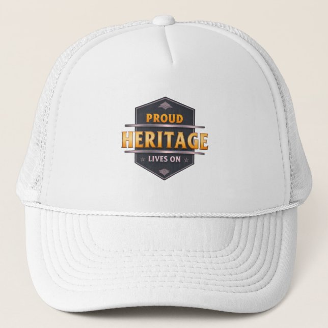 Gorra De Camionero La Orgullosa Herencia Vive (Anverso)