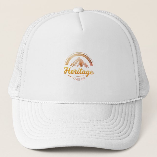 Gorra De Camionero La Orgullosa Herencia Vive (Anverso)
