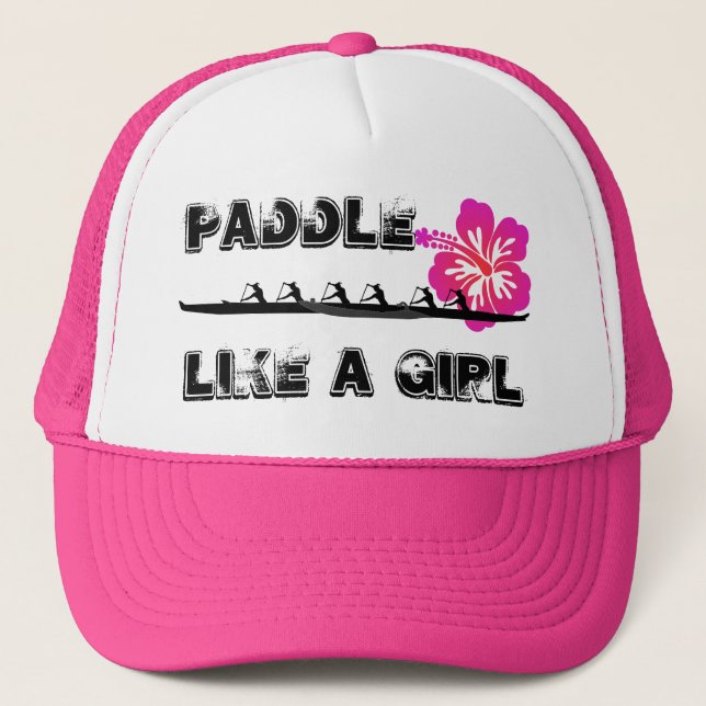 Gorra De Camionero La paleta tiene gusto de un chica (Anverso)