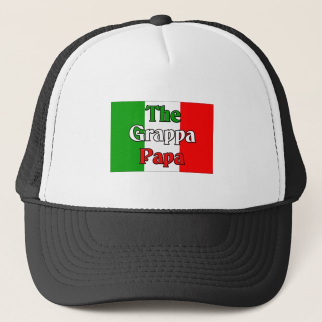 Gorra De Camionero La papá del Grappa (Anverso)