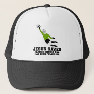 Gorra De Camionero La parodia Jesús ateo ahorra
