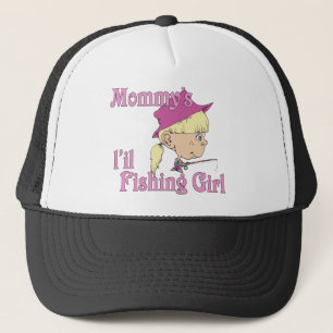Gorra De Camionero La pequeña Chica pesquera de mamá