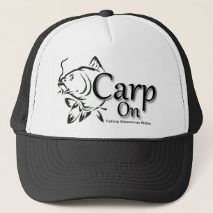 Gorra De Camionero La pesca se aventura la carpa de País de Gales en