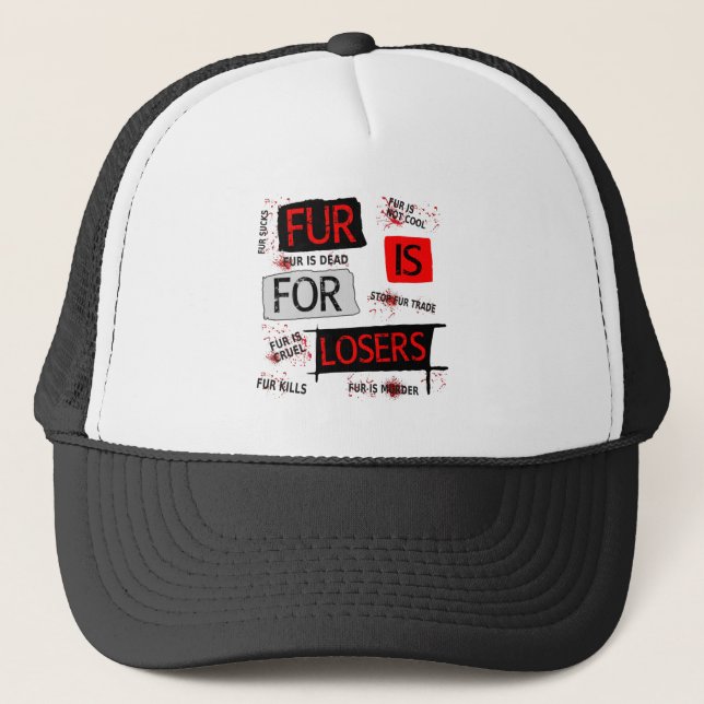 Gorra De Camionero La Piel es para los perdedores (Anverso)
