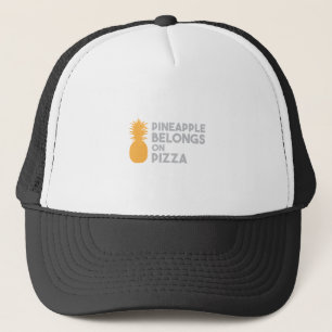 Gorra De Camionero La piña pertenece en la pizza