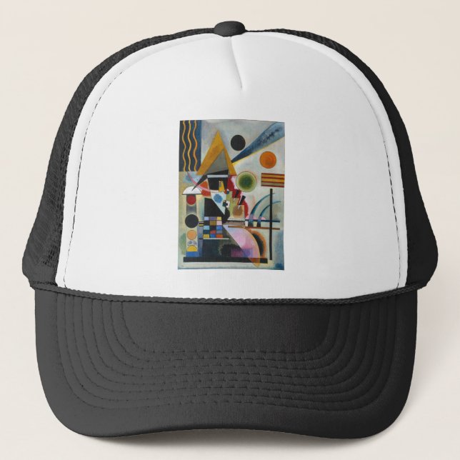 Gorra De Camionero La pintura abstracta de Kandinsky se balancea (Anverso)