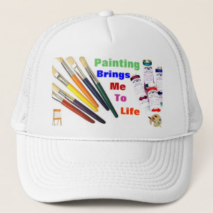 Gorra De Camionero LA PINTURA ME DA VIDA cap