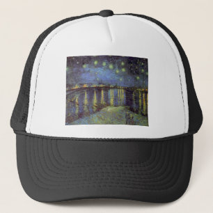 Gorra De Camionero La pintura nocturna estelar de Van Gogh