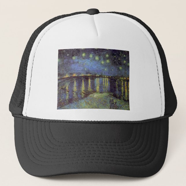 Gorra De Camionero La pintura nocturna estelar de Van Gogh (Anverso)