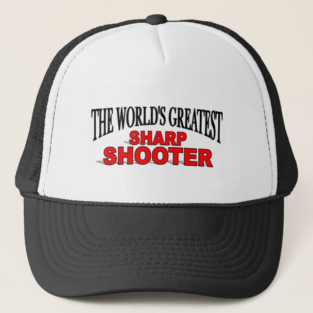 Gorra De Camionero La pistola aguda más grande del mundo (Anverso)