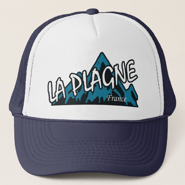 Gorra De Camionero La Plagne Francia Montañas (Anverso)