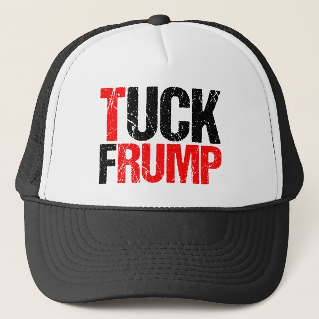 Gorra De Camionero La política anti Donald Trump de Trump (Anverso)