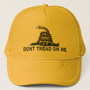 Gorra De Camionero La PRECAUCIÓN "no pisa en mí" la BANDERA