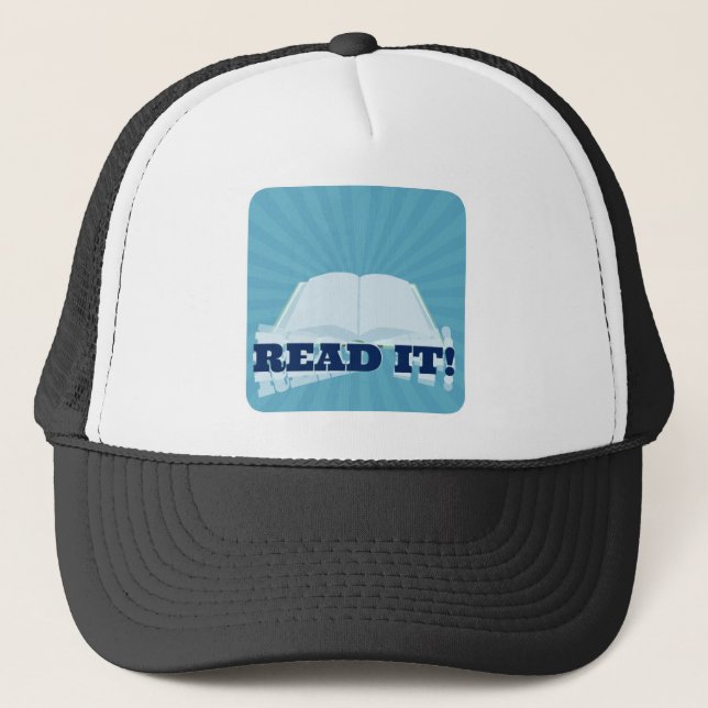 Gorra De Camionero La promoción del libro divertido instantáneo (Anverso)