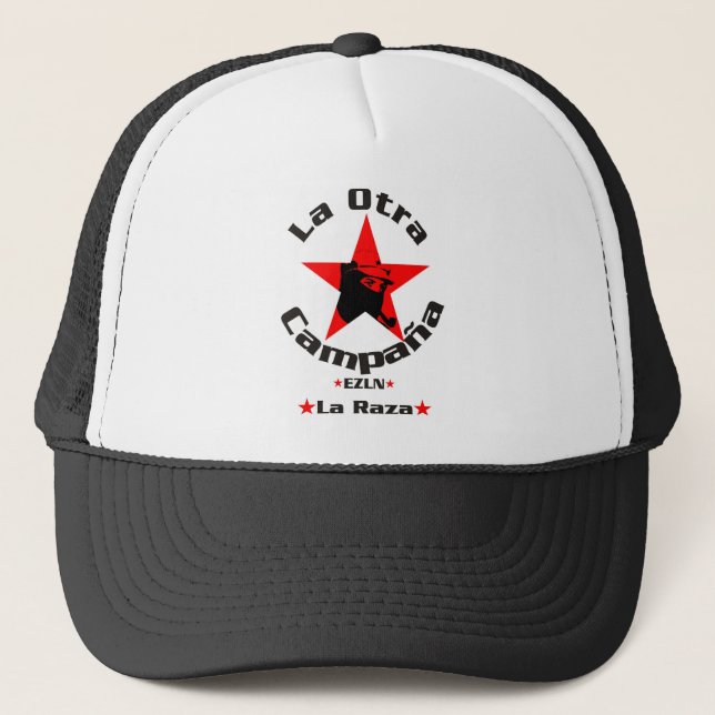 Gorra De Camionero La Raza EZLN (Anverso)